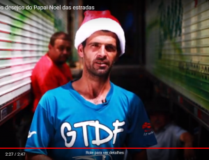 A tradição e os desejos do Papai Noel das estradas