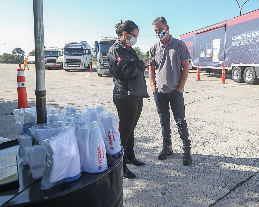 Carreta Texaco estaciona na Via Anhanguera nesta segunda (01) e terça-feira (02)