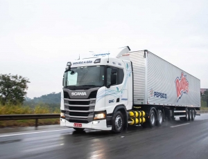 PepsiCo preza pela sustentabilidade e adquire 18 caminhões Scania movido a gás