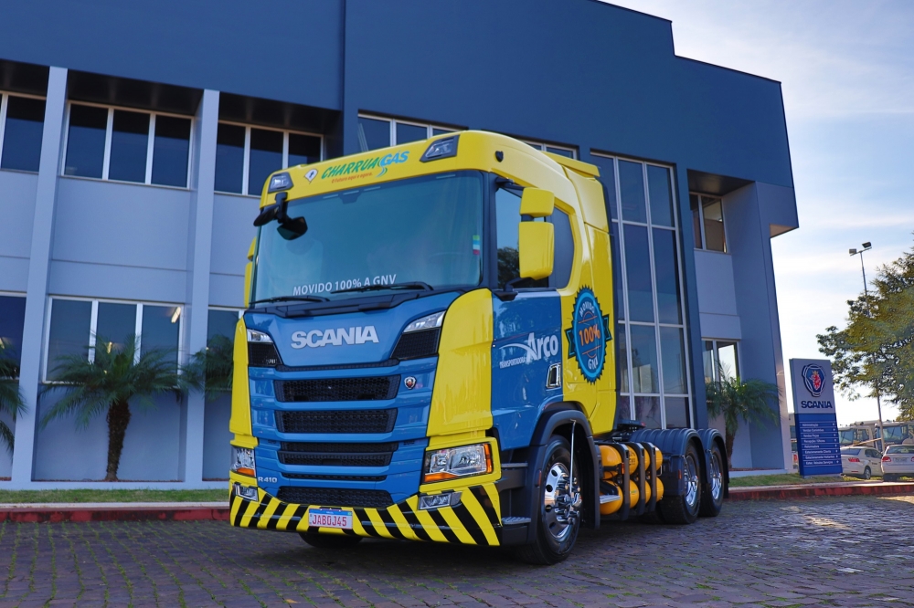 Scania com GNV/biometano faz sucesso