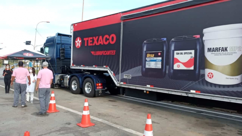 Carreta Texaco anuncia novas datas de atendimento a caminhoneiros para prevenção ao Covid-19