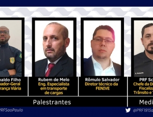 Não perca a live da PRF São Paulo sobre fiscalização de contêineres