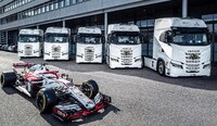 Caminhões IVECO entram para a frota da equipe Alfa Romeo na Formula 1