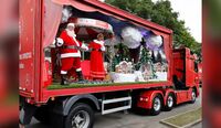 Mercedes-Benz Actros participam da Caravana de Natal da Coca-Cola 