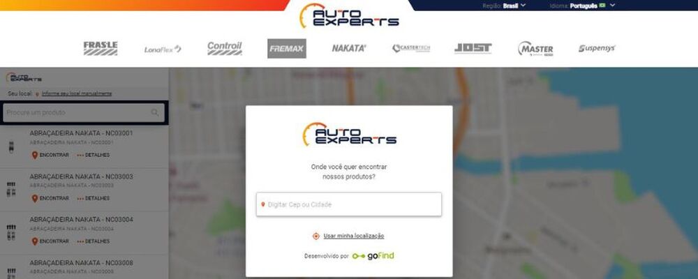 Fras-le lança geolocalização de peças na plataforma Auto Experts