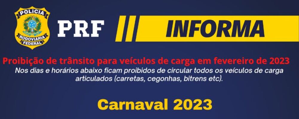 BRs 376 e 277 têm proibição de cargas pesadas durante a operação Carnaval no Paraná