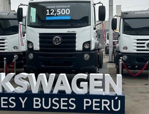 Volkswagen Caminhões e Ônibus supera 12.500 unidades vendidas no Peru