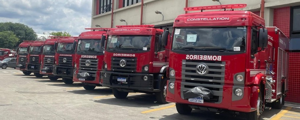 Caminhões Volkswagen completam 10 anos no Corpo de Bombeiros de SP