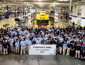 DAF alcança a marca de 40 mil caminhões produzidos no Brasil