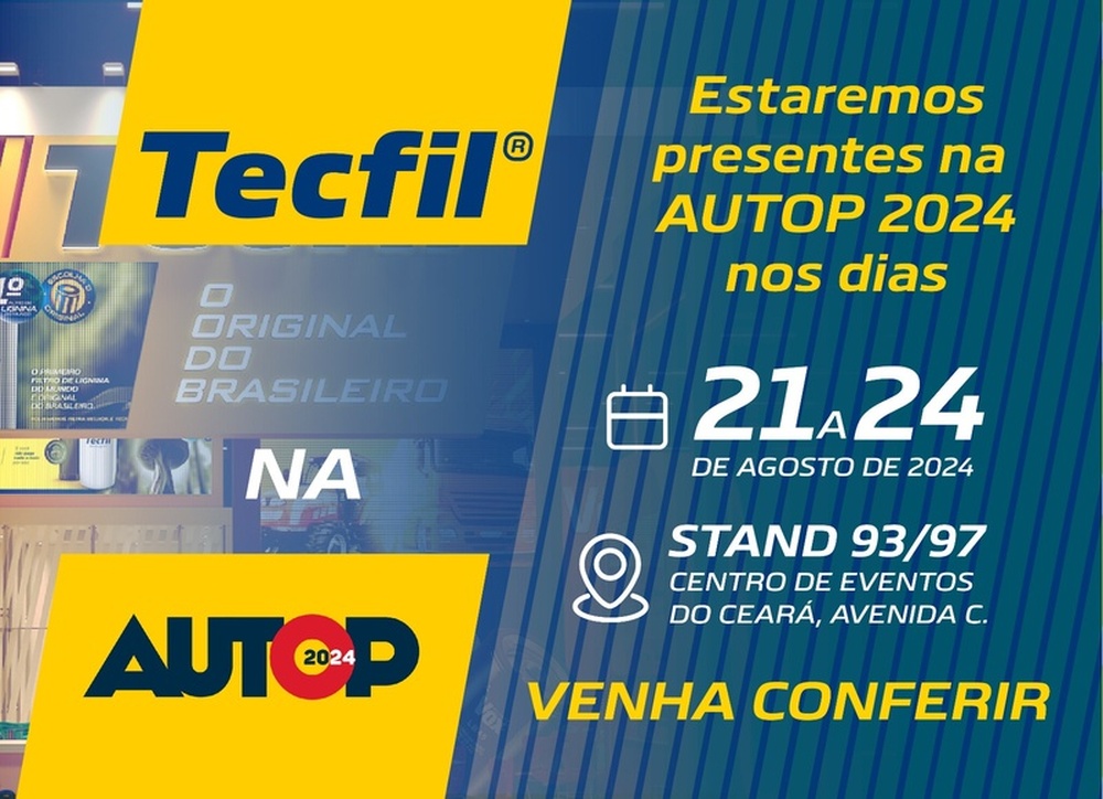 Tecfil apresentará soluções em filtros automotivos na AUTOP 2024