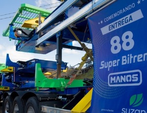 Suzano incorpora 88 Super Bitrens Manos à sua operação florestal