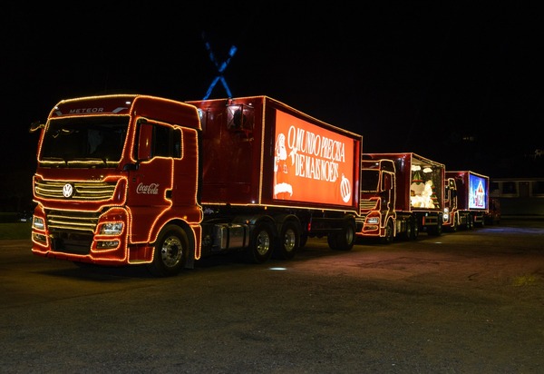 Caravana de Natal da Coca-Cola 2024: Confira o roteiro e calendário de onde irão passar os caminhões Volkswagen